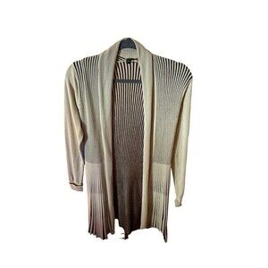 Women’s Small Sweater Multi-Color Open Front Lapis Brand Clothing
